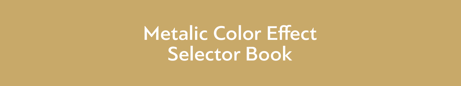 Metalic Color Effect Selector Book